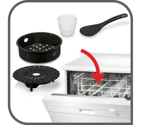 Accessories in a dishwasher